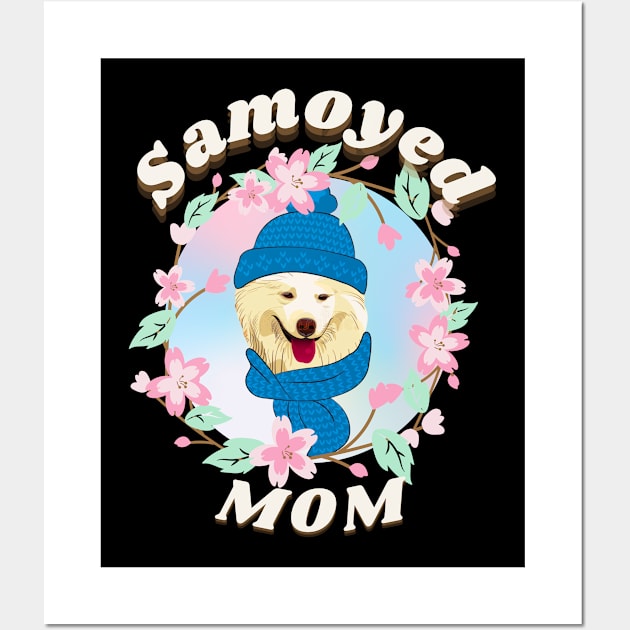 SAMOYED MOM Wall Art by Serotonin